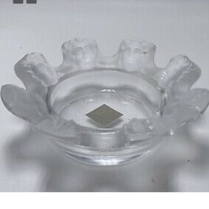 Versace Lalique Ashtray Trinket Dish